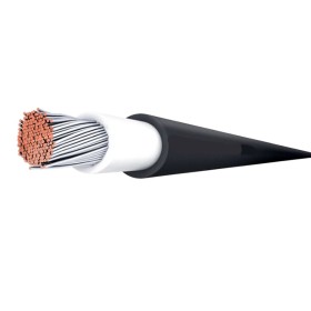 Cable Solar Unifilar 6mm² Negro H1Z2Z2-F 0.6/ 1KV