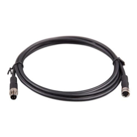 Cable con conector circular M8 1m 2 unidades macho/hembra de 3 polos