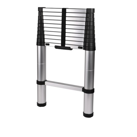 Escalera plegable aluminio con 11 peldaños 100kg - CARBEST